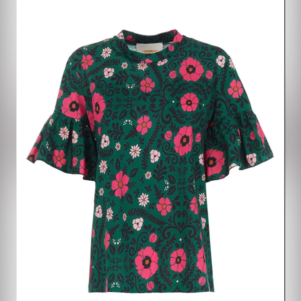 NWT LA Double J Editions Size S ‘Walk the Dog’ Top